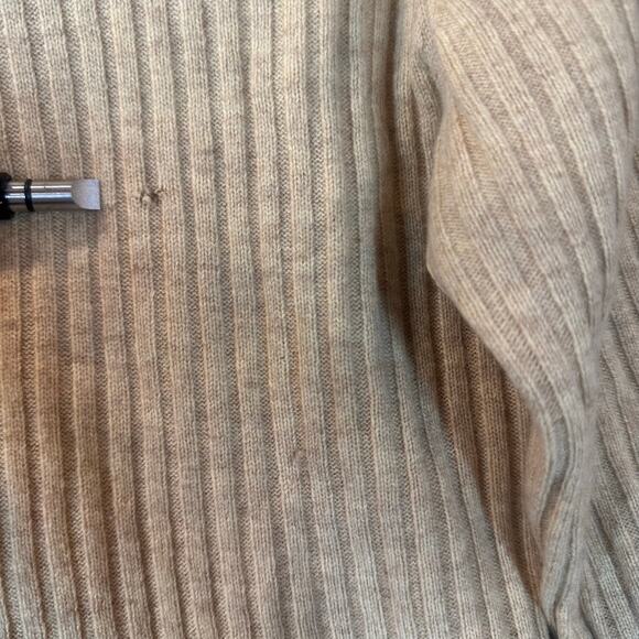 Forte Cashmere Ribbed Turtleneck Sweater M Medium Vintage - Picture 8 of 10
